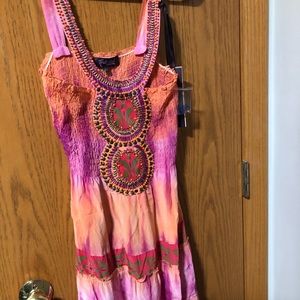 Hale bob ombré beaded dress